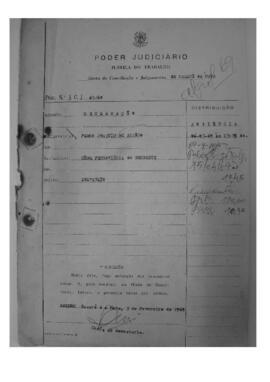 Dissídio Individual Nº 65/69