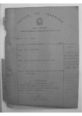Dissídio Individual Nº 129/72