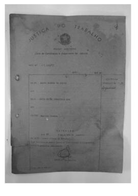 Dissídio Individual Nº 04/73