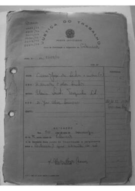 Dissídio Individual Nº 1.609/71