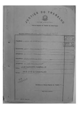 Dissídio Individual Nº 41/78