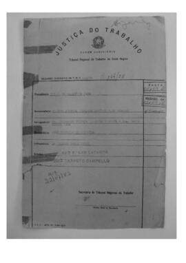 Dissídio Individual Nº 104/78