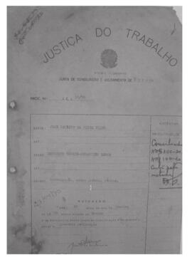 Dissídio Individual Nº 38/70