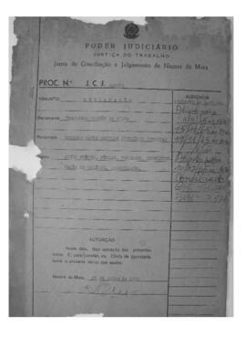 Dissídio Individual Nº 449/65