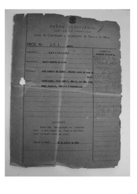 Dissídio Individual Nº 498/65