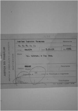 Dissídio Individual  N° 1477/51