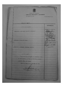 Dissídio Individual Nº 620/66