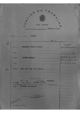 Dissídio Individual Nº 832/80