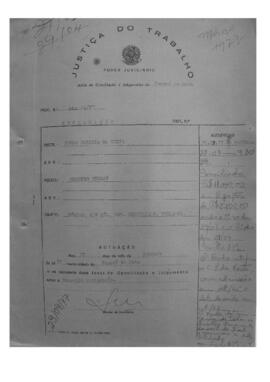 Dissídio Individual Nº 21/77