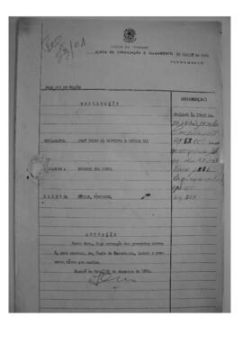 Dissídio Individual Nº 763/66