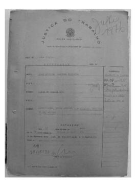 Dissídio Individual Nº 117/76