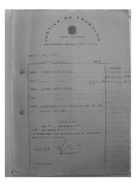 Dissídio Individual Nº 67/78