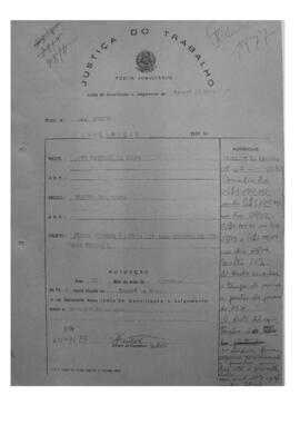 Dissídio Individual Nº 292/76