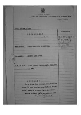 Dissídio Individual Nº 716/66