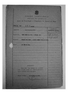 Dissídio Individual Nº 187/65