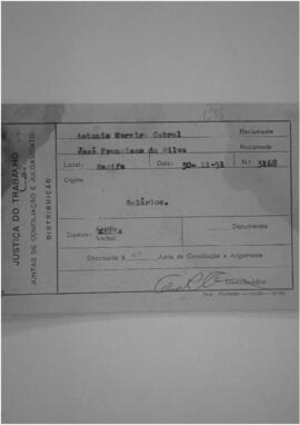Dissídio Individual  N° 1584/51