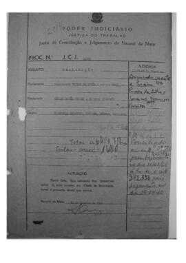 Dissídio Individual Nº 21/66