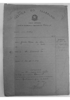 Dissídio Individual Nº 913/71
