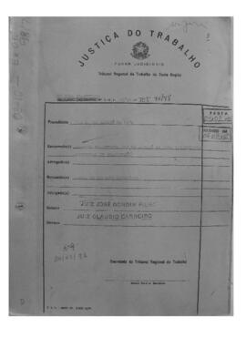 Dissídio Individual Nº 76/78