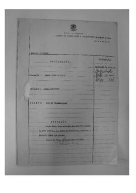 Dissídio Individual Nº 729/66