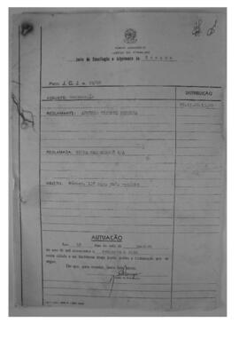 Dissídio Individual Nº 22/68