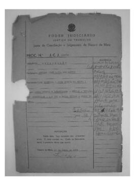 Dissídio Individual Nº 632/64