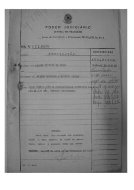 Dissídio Individual Nº 109/69