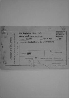 Dissídio Individual  N° 198/53