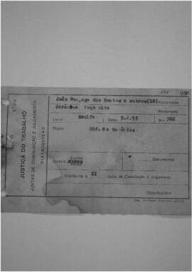 Dissídio Individual  N° 155/53