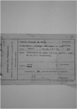 Dissídio Individual  N° 174/53