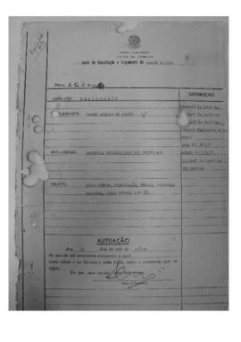 Dissídio Individual Nº 360/67