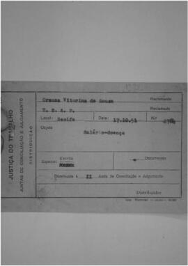 Dissídio Individual  N° 1392/51