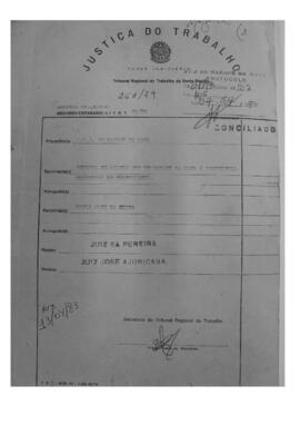 Dissídio Individual Nº 268/79