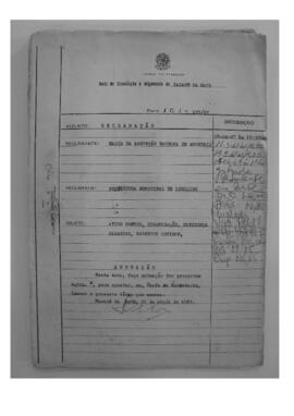 Dissídio Individual Nº 175/67