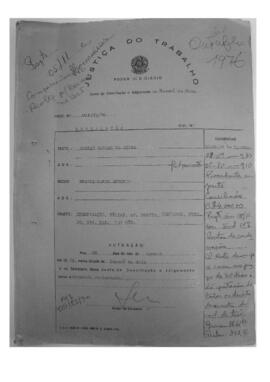 Dissídio Individual Nº 183/76