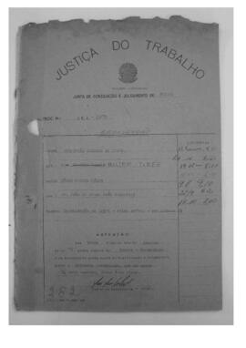Dissídio Individual Nº 11/71