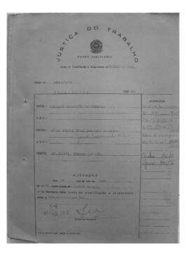 Dissídio Individual Nº 123/76