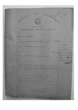 Dissídio Individual Nº 120/72