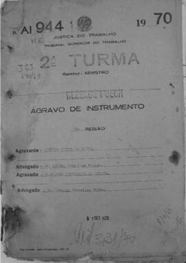 Dissídio Individual Nº 470/69
