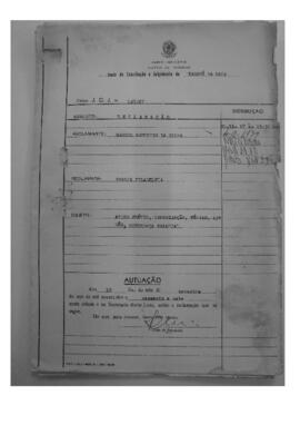 Dissídio Individual Nº 468/67