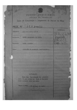 Dissídio Individual Nº 399/66