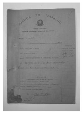 Dissídio Individual Nº 21/73