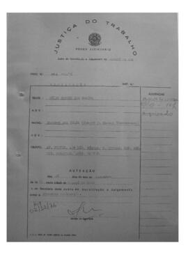 Dissídio Individual Nº 241/76