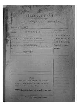 Dissídio Individual Nº 340/67