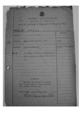 Dissídio Individual Nº 724/63