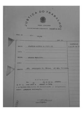 Dissídio Individual Nº 776/80