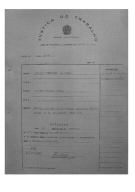 Dissídio Individual Nº 289/76