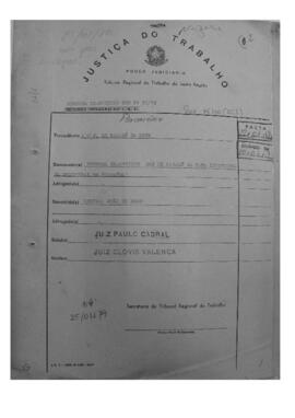 Dissídio Individual Nº 35/79