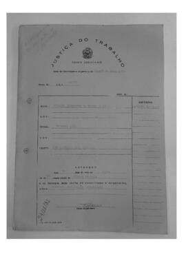 Dissídio Individual Nº 534/80
