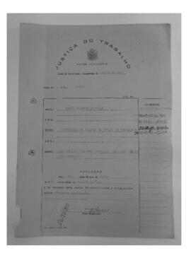 Dissídio Individual Nº 503/80